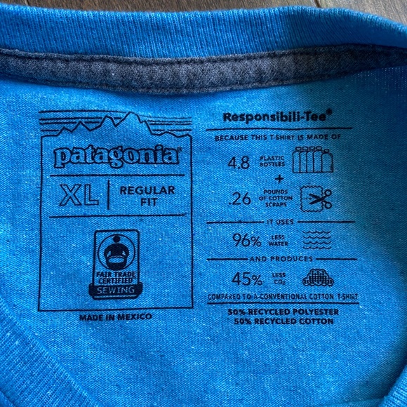 Patagonia tee shirt T-shirt men’s size xl - Picture 4 of 6